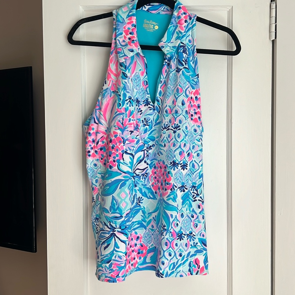 Lily Pulitzer sleeveless top XL floral